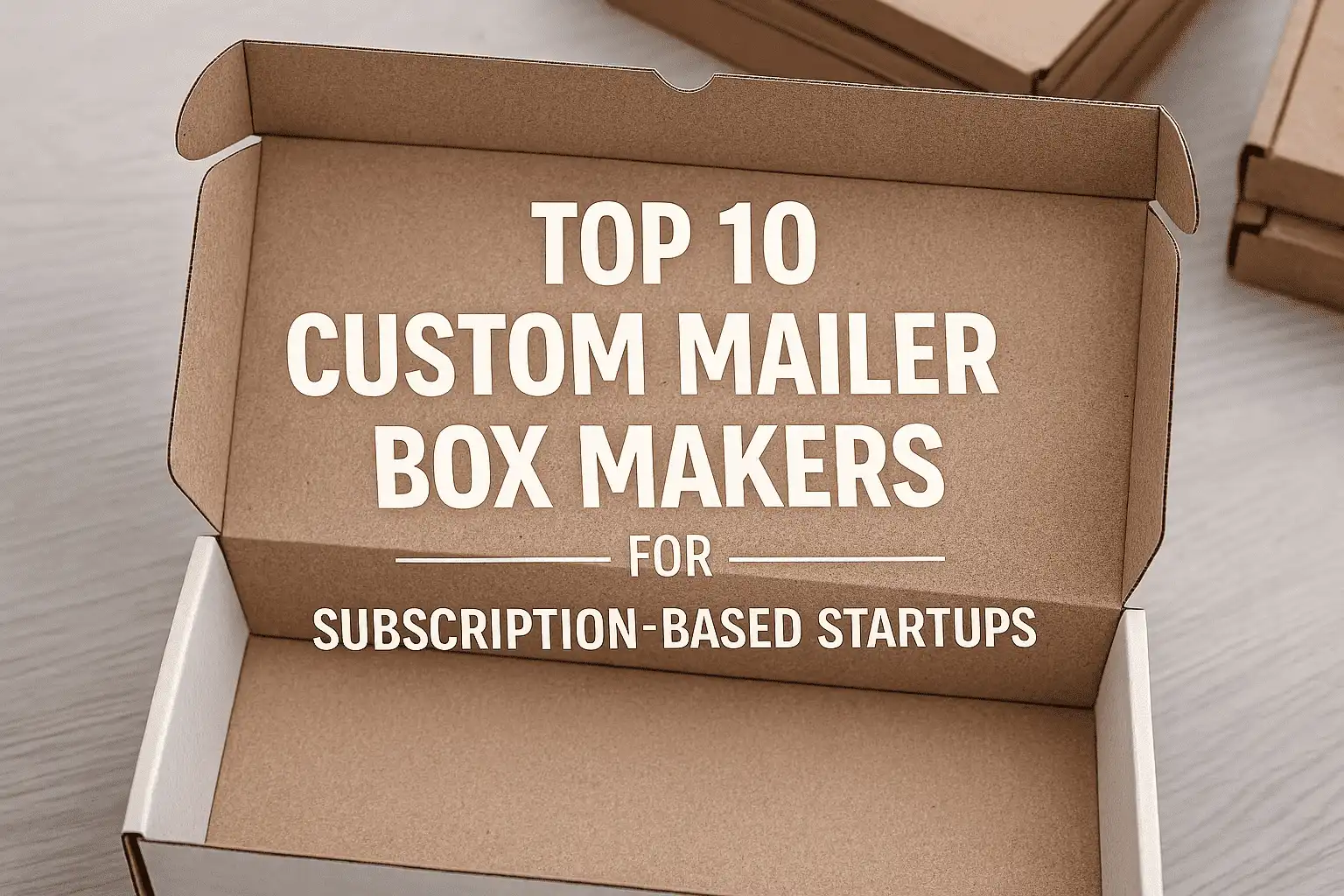 Top 10 Custom Mailer Box Makers for Subscription-Based Startups